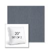 Picture of Tucker Bayfront | Set of 2 | 20" Sunbrella Boxed Square Outdoor Throw Pillows with Premium Inserts