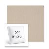 Picture of Tucker Golden Hour | Set of 2 | 20" Sunbrella Boxed Square Outdoor Throw Pillows with Premium Inserts