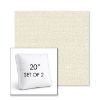 Picture of Tundra Swan | Set of 2 | 20" Sunbrella Boxed Square Outdoor Throw Pillows with Premium Inserts