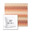 Picture of Valley Desert | Set of 2 | 20" Sunbrella Boxed Square Outdoor Throw Pillows with Premium Inserts