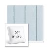 Picture of Wayward Sky | Set of 2 | 20" Sunbrella Boxed Square Outdoor Throw Pillows with Premium Inserts