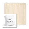 Picture of William Dijon | Set of 2 | 20" Sunbrella Boxed Square Outdoor Throw Pillows with Premium Inserts