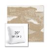 Picture of Yama Tomori | Set of 2 | 20" Sunbrella Boxed Square Outdoor Throw Pillows with Premium Inserts