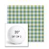 Picture of Above Mantis | Set of 2 | 20" Sunbrella Boxed Round Outdoor Throw Pillows with Premium Inserts