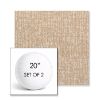 Picture of Abstraction Camel | Set of 2 | 20" Sunbrella Boxed Round Outdoor Throw Pillows with Premium Inserts