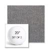 Picture of Abstraction Denim | Set of 2 | 20" Sunbrella Boxed Round Outdoor Throw Pillows with Premium Inserts