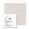 Picture of Abstraction Dune | Set of 2 | 20" Sunbrella Boxed Round Outdoor Throw Pillows with Premium Inserts