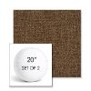Picture of Abstraction Oak | Set of 2 | 20" Sunbrella Boxed Round Outdoor Throw Pillows with Premium Inserts