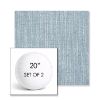 Picture of Adena Celeste | Set of 2 | 20" Sunbrella Boxed Round Outdoor Throw Pillows with Premium Inserts