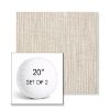 Picture of Adena Sand | Set of 2 | 20" Sunbrella Boxed Round Outdoor Throw Pillows with Premium Inserts