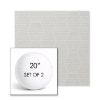 Picture of Amalfi Sand | Set of 2 | 20" Sunbrella Boxed Round Outdoor Throw Pillows with Premium Inserts