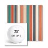 Picture of Ascend Tropical | Set of 2 | 20" Sunbrella Boxed Round Outdoor Throw Pillows with Premium Inserts