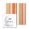 Picture of Beaming Mojave | Set of 2 | 20" Sunbrella Boxed Round Outdoor Throw Pillows with Premium Inserts