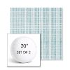 Picture of Benson Lagoon | Set of 2 | 20" Sunbrella Boxed Round Outdoor Throw Pillows with Premium Inserts