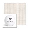 Picture of Benson Sand | Set of 2 | 20" Sunbrella Boxed Round Outdoor Throw Pillows with Premium Inserts