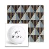 Picture of Buoy Cape Cod | Set of 2 | 20" Sunbrella Boxed Round Outdoor Throw Pillows with Premium Inserts