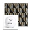 Picture of Buoy Pebble Beach | Set of 2 | 20" Sunbrella Boxed Round Outdoor Throw Pillows with Premium Inserts