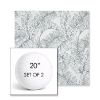Picture of Calm Laurel | Set of 2 | 20" Sunbrella Boxed Round Outdoor Throw Pillows with Premium Inserts