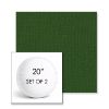 Picture of Canvas Calathea | Set of 2 | 20" Sunbrella Boxed Round Outdoor Throw Pillows with Premium Inserts