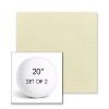 Picture of Canvas Canvas | Set of 2 | 20" Sunbrella Boxed Round Outdoor Throw Pillows with Premium Inserts