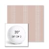 Picture of Caper Blush | Set of 2 | 20" Sunbrella Boxed Round Outdoor Throw Pillows with Premium Inserts