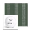 Picture of Caper Moss | Set of 2 | 20" Sunbrella Boxed Round Outdoor Throw Pillows with Premium Inserts