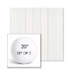 Picture of Carlo Coastal | Set of 2 | 20" Sunbrella Boxed Round Outdoor Throw Pillows with Premium Inserts