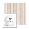 Picture of Carlo Graphite | Set of 2 | 20" Sunbrella Boxed Round Outdoor Throw Pillows with Premium Inserts