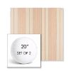 Picture of Carlo Mesa | Set of 2 | 20" Sunbrella Boxed Round Outdoor Throw Pillows with Premium Inserts