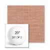 Picture of Cassava Coral | Set of 2 | 20" Sunbrella Boxed Round Outdoor Throw Pillows with Premium Inserts