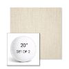 Picture of Cast Pumice | Set of 2 | 20" Sunbrella Boxed Round Outdoor Throw Pillows with Premium Inserts