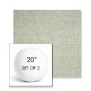 Picture of Chartres Mist | Set of 2 | 20" Sunbrella Boxed Round Outdoor Throw Pillows with Premium Inserts