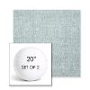 Picture of Chartres Opal | Set of 2 | 20" Sunbrella Boxed Round Outdoor Throw Pillows with Premium Inserts