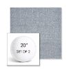 Picture of Chartres Rainfall | Set of 2 | 20" Sunbrella Boxed Round Outdoor Throw Pillows with Premium Inserts