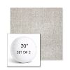 Picture of Chartres Silk | Set of 2 | 20" Sunbrella Boxed Round Outdoor Throw Pillows with Premium Inserts