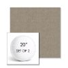 Picture of Cliff Mist | Set of 2 | 20" Sunbrella Boxed Round Outdoor Throw Pillows with Premium Inserts