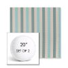 Picture of Costa Clearwater | Set of 2 | 20" Sunbrella Boxed Round Outdoor Throw Pillows with Premium Inserts