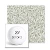 Picture of Exquisite Aloe | Set of 2 | 20" Sunbrella Boxed Round Outdoor Throw Pillows with Premium Inserts