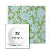 Picture of Floral Song Spring | Set of 2 | 20" Sunbrella Boxed Round Outdoor Throw Pillows with Premium Inserts