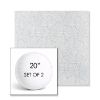 Picture of Frond Sky | Set of 2 | 20" Sunbrella Boxed Round Outdoor Throw Pillows with Premium Inserts