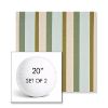 Picture of Gateway Aloe | Set of 2 | 20" Sunbrella Boxed Round Outdoor Throw Pillows with Premium Inserts