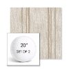 Picture of Harvest Kaolin | Set of 2 | 20" Sunbrella Boxed Round Outdoor Throw Pillows with Premium Inserts