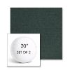 Picture of Heritage Alpine | Set of 2 | 20" Sunbrella Boxed Round Outdoor Throw Pillows with Premium Inserts