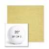 Picture of Idol Canary | Set of 2 | 20" Sunbrella Boxed Round Outdoor Throw Pillows with Premium Inserts