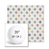 Picture of Infused Gem | Set of 2 | 20" Sunbrella Boxed Round Outdoor Throw Pillows with Premium Inserts