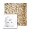 Picture of Instinct Toffee | Set of 2 | 20" Sunbrella Boxed Round Outdoor Throw Pillows with Premium Inserts