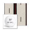 Picture of Khaima Kalahari | Set of 2 | 20" Sunbrella Boxed Round Outdoor Throw Pillows with Premium Inserts
