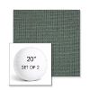 Picture of Kudos Cove | Set of 2 | 20" Sunbrella Boxed Round Outdoor Throw Pillows with Premium Inserts