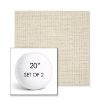 Picture of Kudos Mortar | Set of 2 | 20" Sunbrella Boxed Round Outdoor Throw Pillows with Premium Inserts