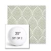Picture of Linnaeus Spring | Set of 2 | 20" Sunbrella Boxed Round Outdoor Throw Pillows with Premium Inserts